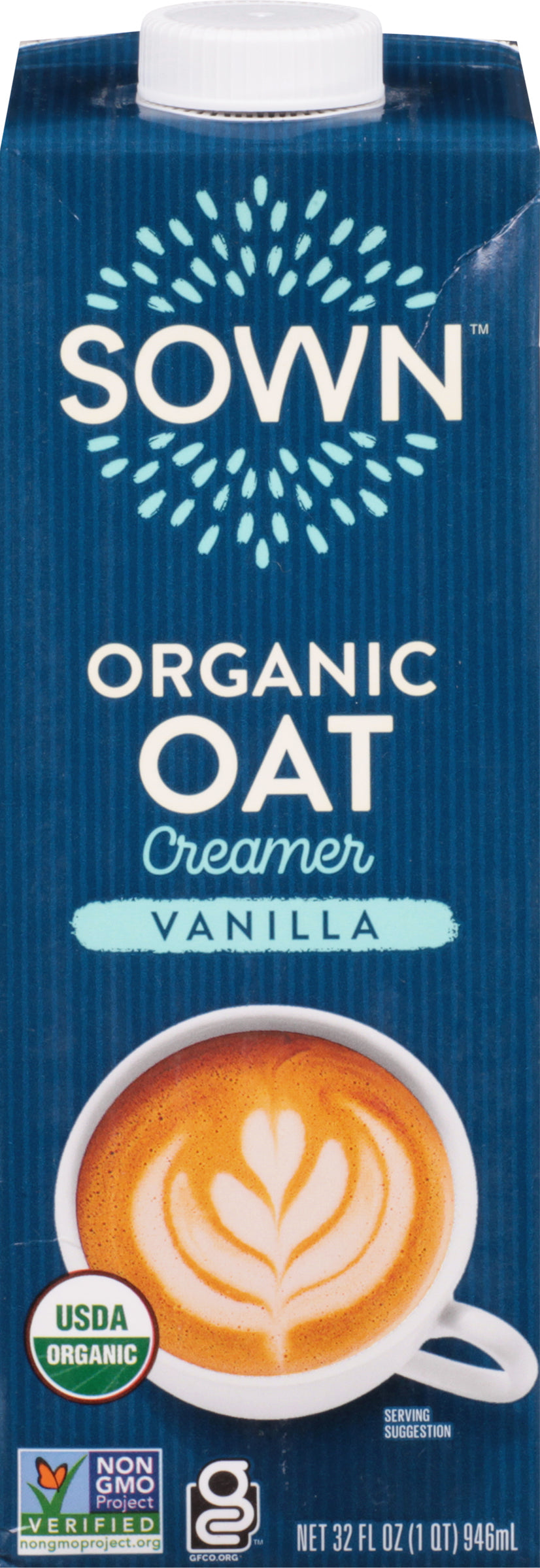 Sown Organic Vanilla Oat Creamer 32 fl oz - Case of 6