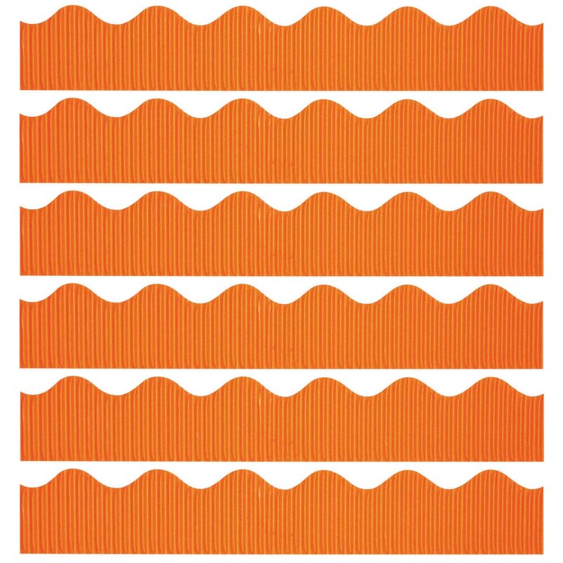 BORDETTE - Decorative Border, Orange, 2-1/4" x 50', 6 Rolls