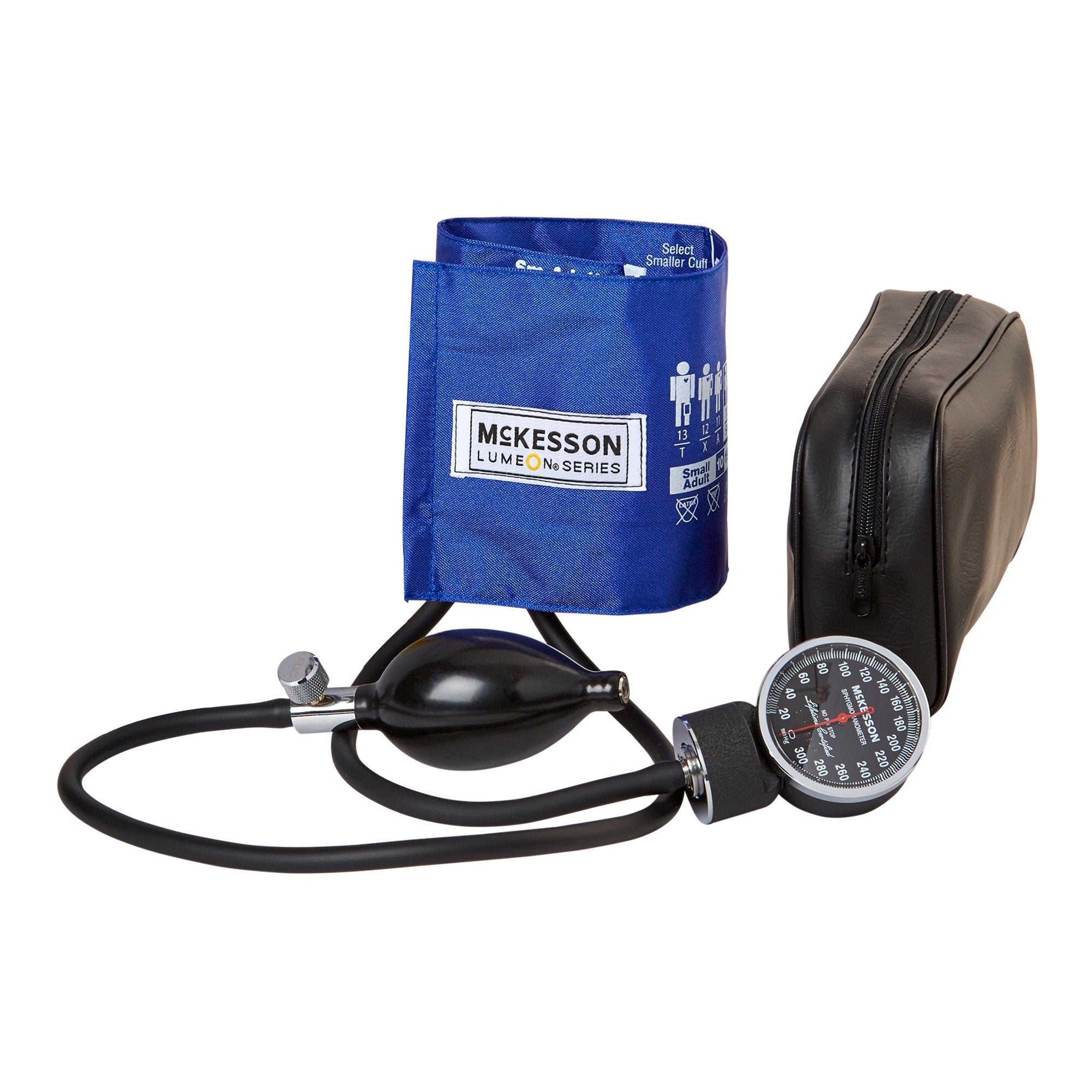 McKesson Brand - Aneroid Sphygmomanometer Unit McKesson LUMEON™ Small Adult Cuff Nylon Cuff 19 - 27 cm Pocket Aneroid [1/BX]