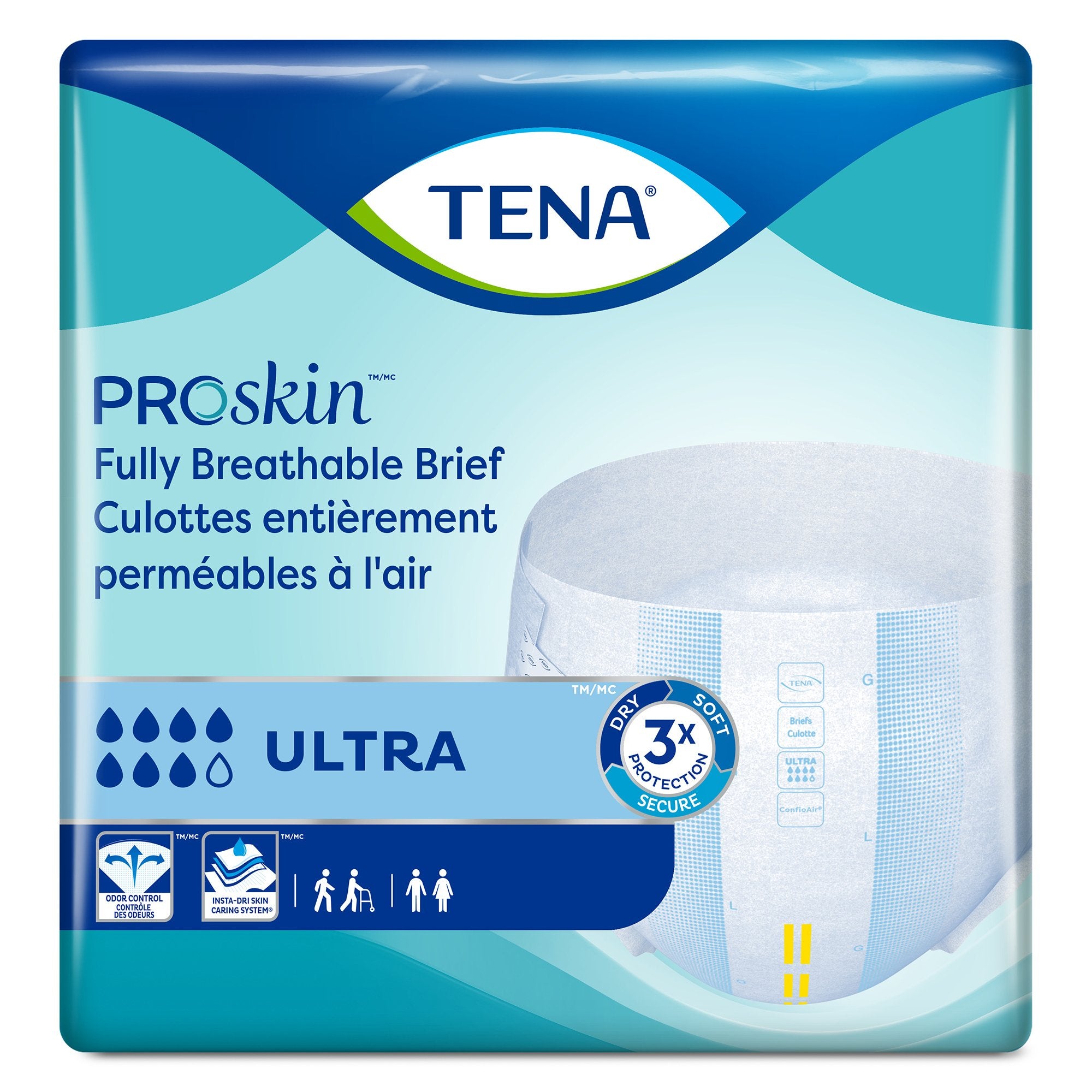 Essity HMS North America Inc - Unisex Adult Incontinence Brief TENA ProSkin™ Ultra X-Large Disposable Heavy Absorbency [60/CS]