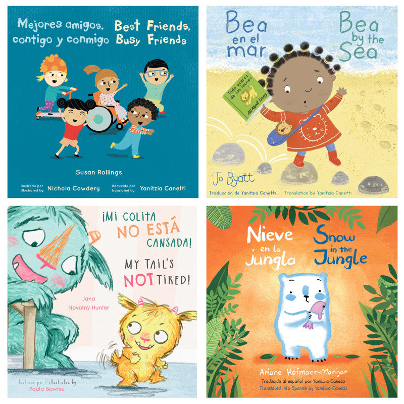 CHILD'S PLAY BOOKS - Library Bilingual Books, Set of 4