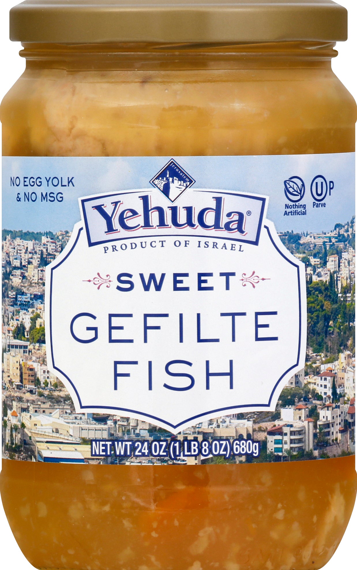 Yehuda Matzos Gefilte Fish 24 oz - Case of 12