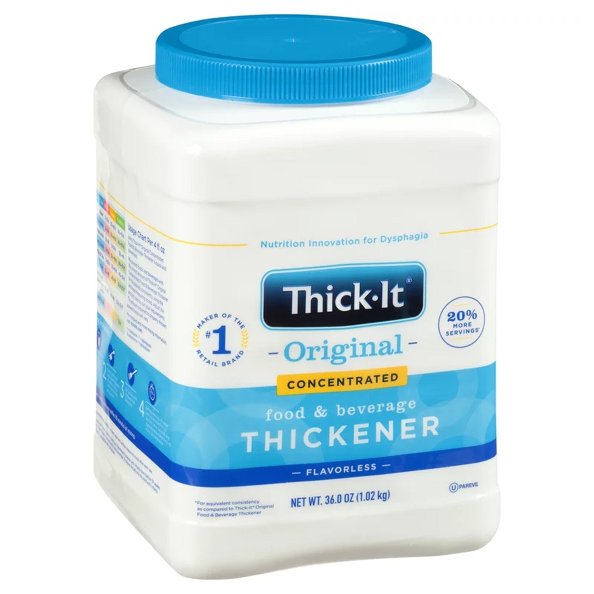 Kent Precision Foods - Food and Beverage Thickener Thick-It® Original Concentrated 10 oz. Canister Unflavored Powder IDDSI Level 0 Thin [1/EA]