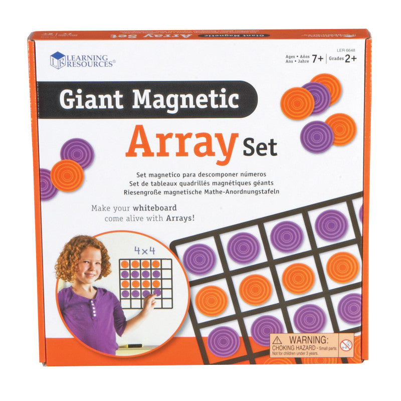 LEARNING RESOURCES - Giant Array Magnetic Demonstration Set