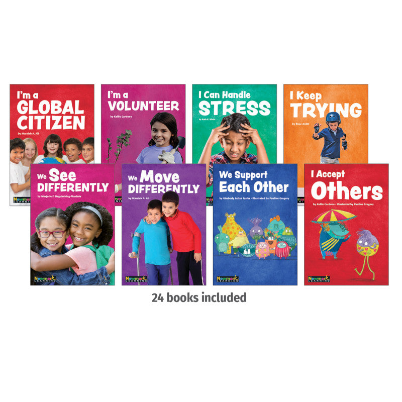 NEWMARK LEARNING - MySELF Complete Single-Copy Small Book, Set of 24 Titles, Grades 1-2
