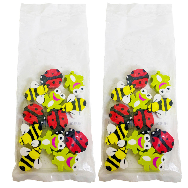 MUSGRAVE PENCIL COMPANY - Lil Critters Pencil Topper Erasers, 12 Per Pack, 12 Packs