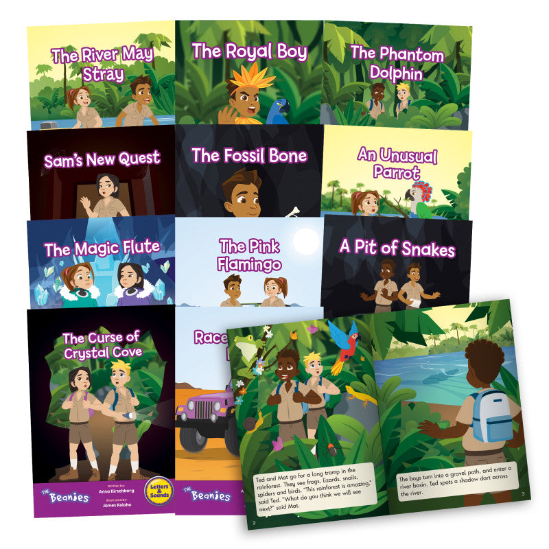 JUNIOR LEARNING - The Beanies, Phase 5, Set of 12