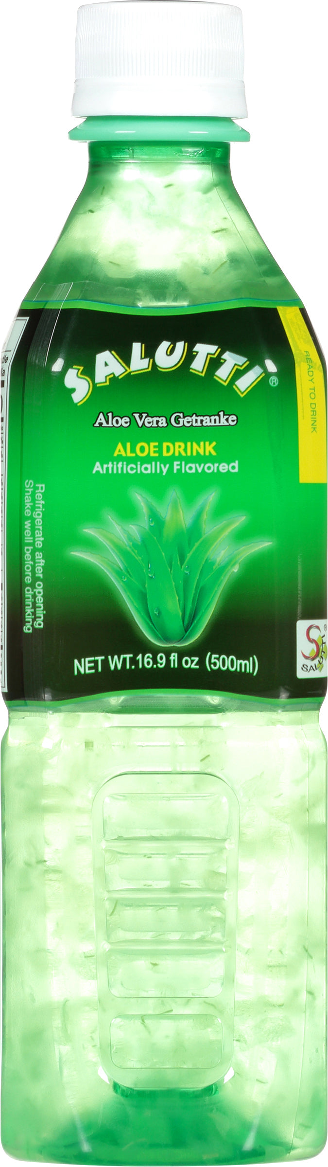 Salutti Aloe Vera Getranke Aloe Drink 16.9 oz - Case of 20