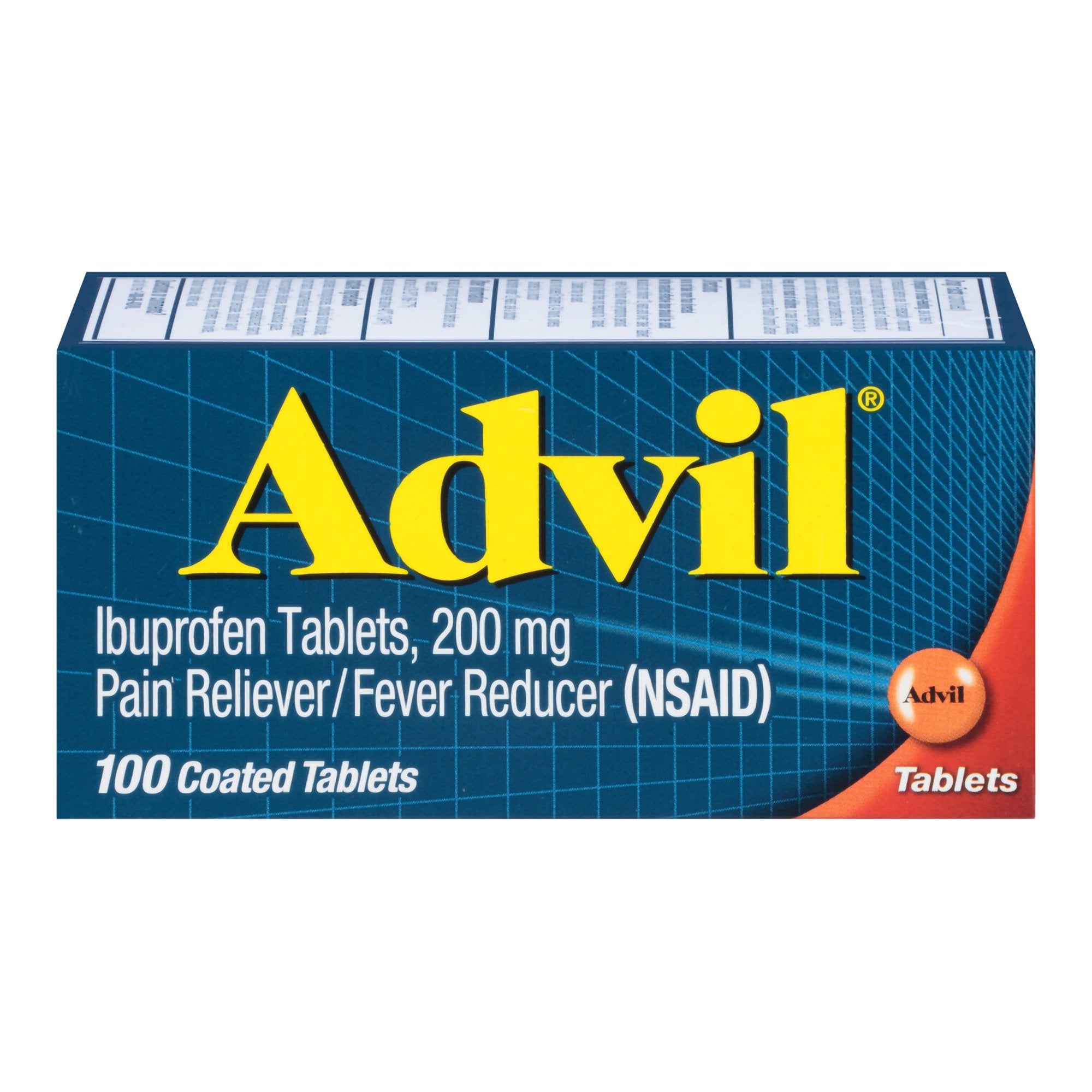 Glaxo Consumer Products - Pain Relief Advil® 200 mg Strength Ibuprofen Tablet 100 per Bottle [1/BT] (533172_BT)