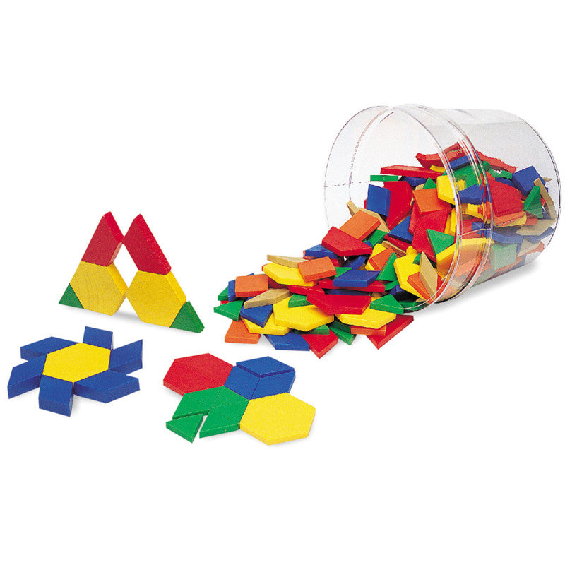 LEARNING RESOURCES - Plastic Pattern Blocks, .5 cm, Pack of 250