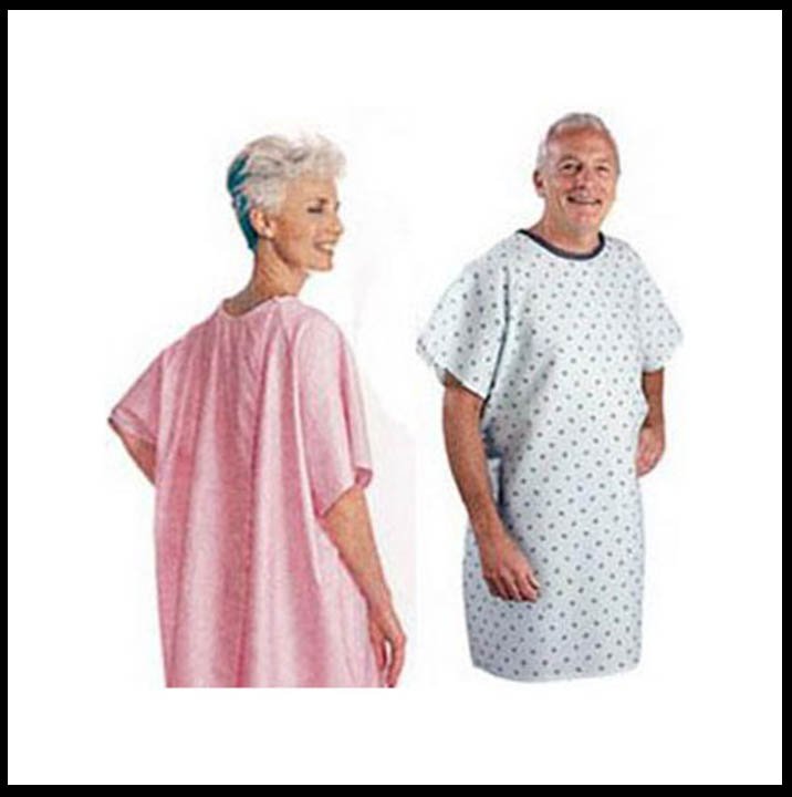 Salk Inc - Patient Exam Gown Snap Wrap™ One Size Fits Most Yellow Floral Print Reusable [1/EA]