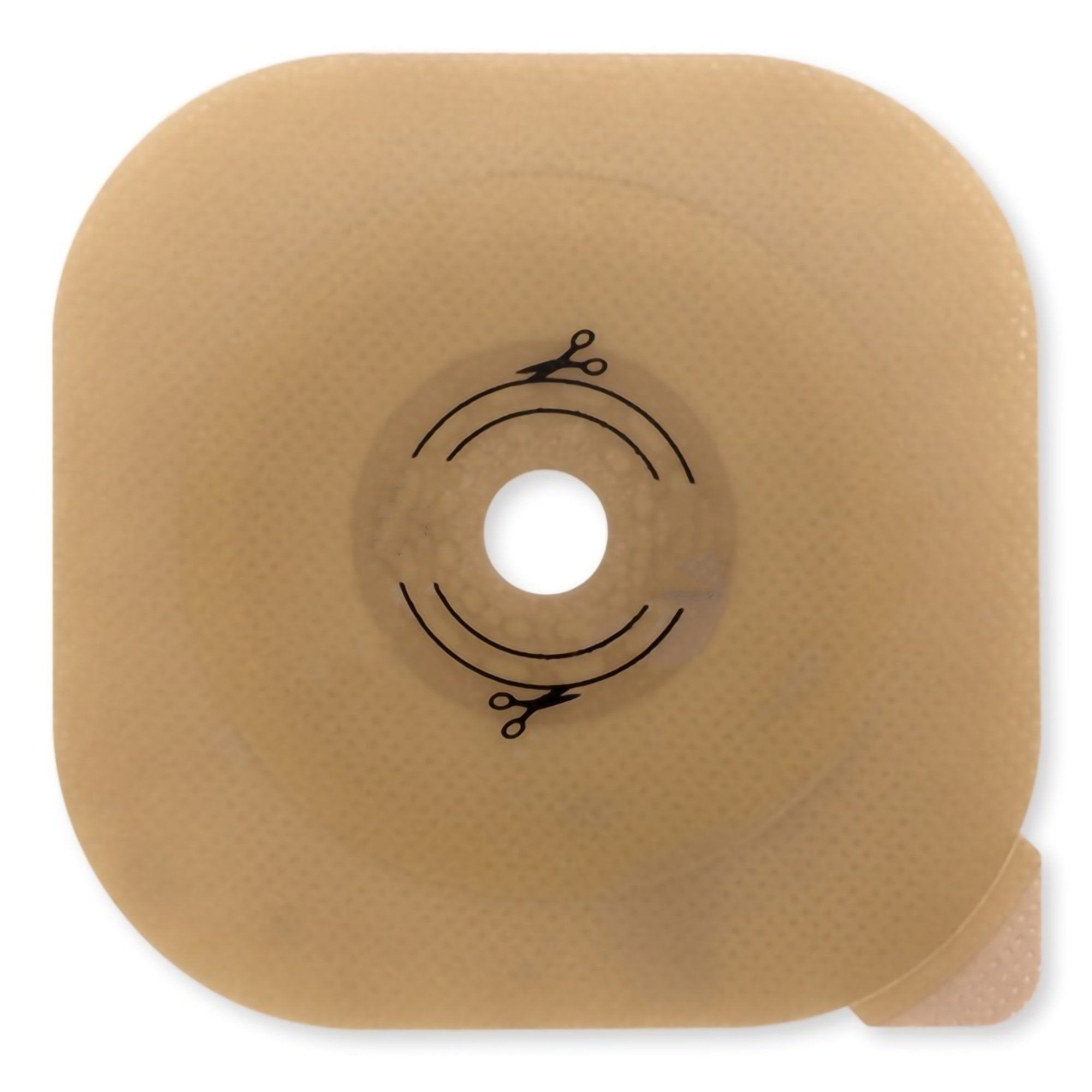 Hollister - Ostomy Barrier CeraPlus™ Trim to Fit, Extended Wear Adhesive without Tape 70 mm Flange Blue Code System Up to 2-1/4 Inch Opening [5/BX]