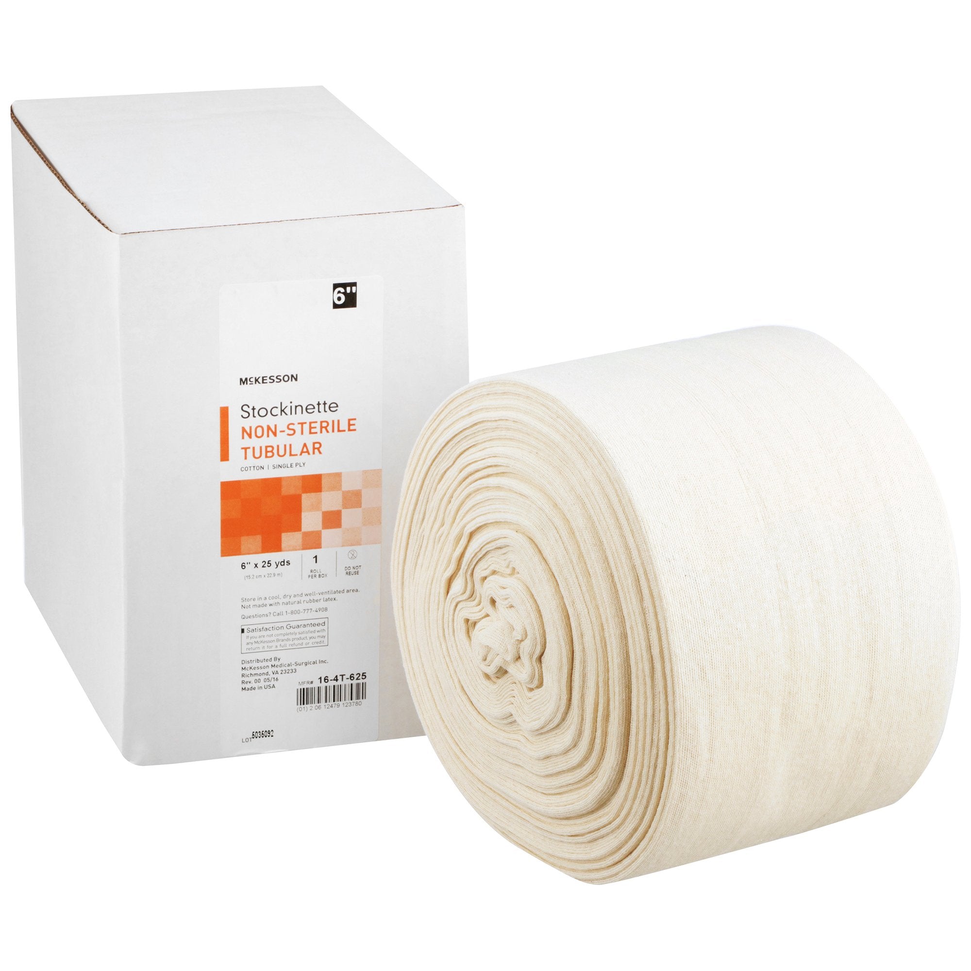 McKesson Brand - Stockinette Tubular McKesson 6 Inch X 25 Yard Cotton NonSterile [1/RL]