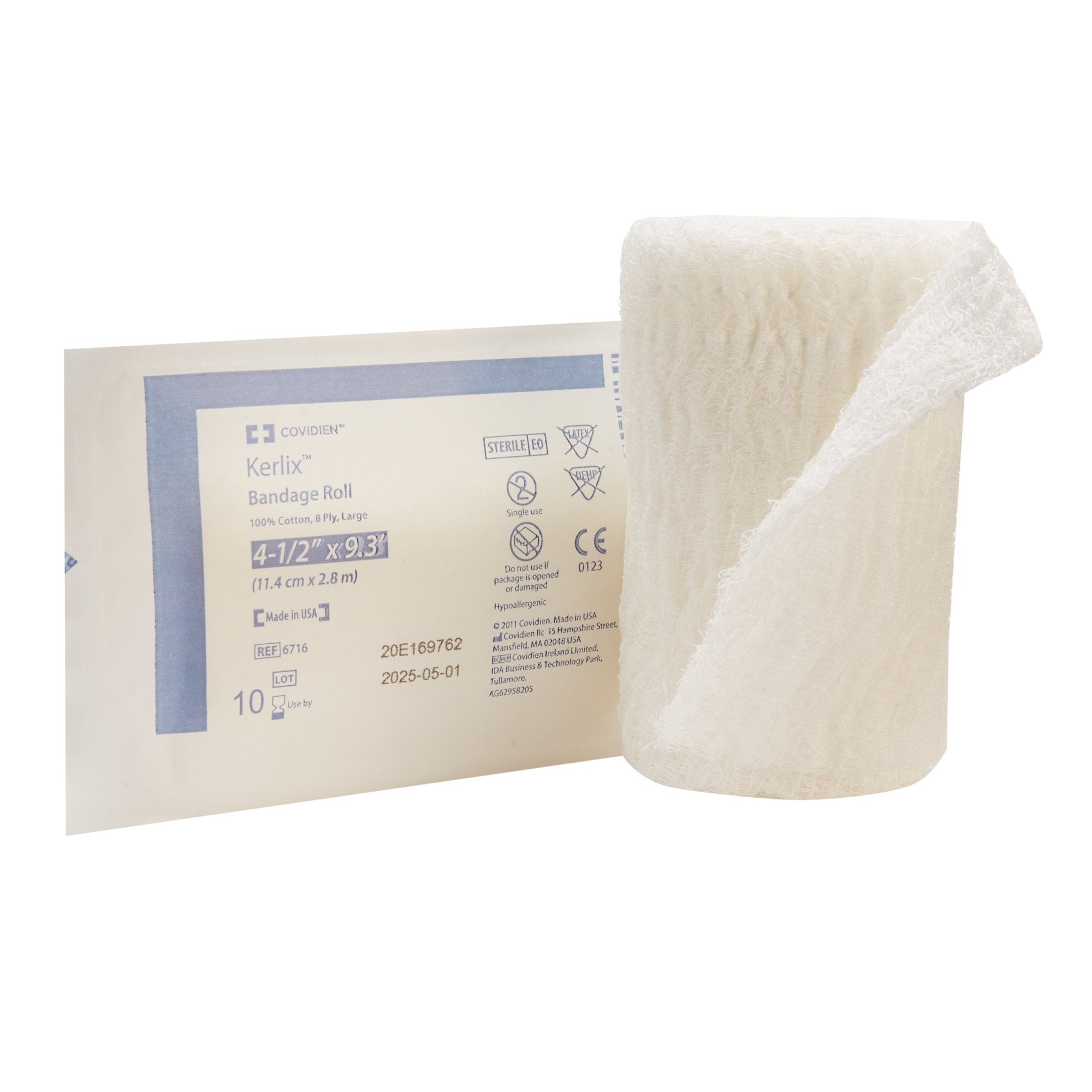 Cardinal - Fluff Bandage Roll Kerlix™ 4-1/2 Inch X 3-1/10 Yard 8-Ply Sterile 1 per Pouch [1/EA]