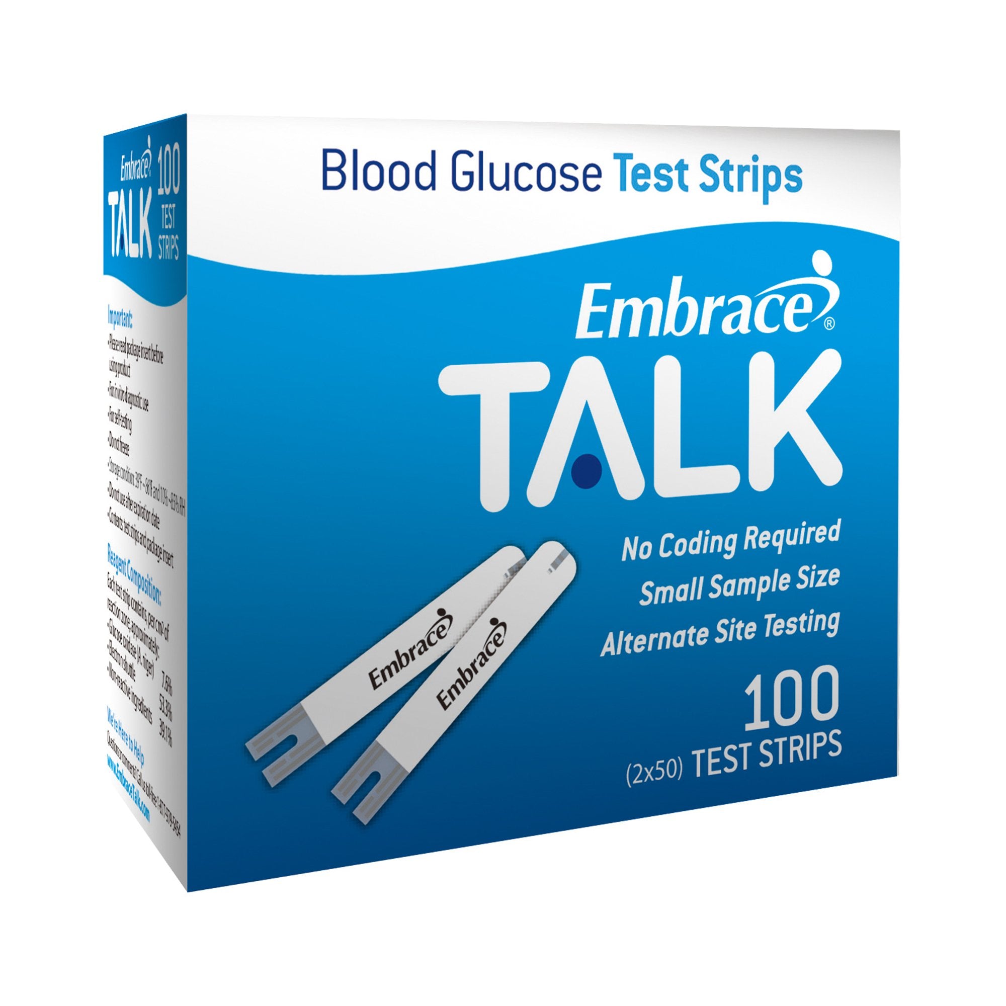 Omnis Health - Blood Glucose Test Strips Embrace® [1/BX]