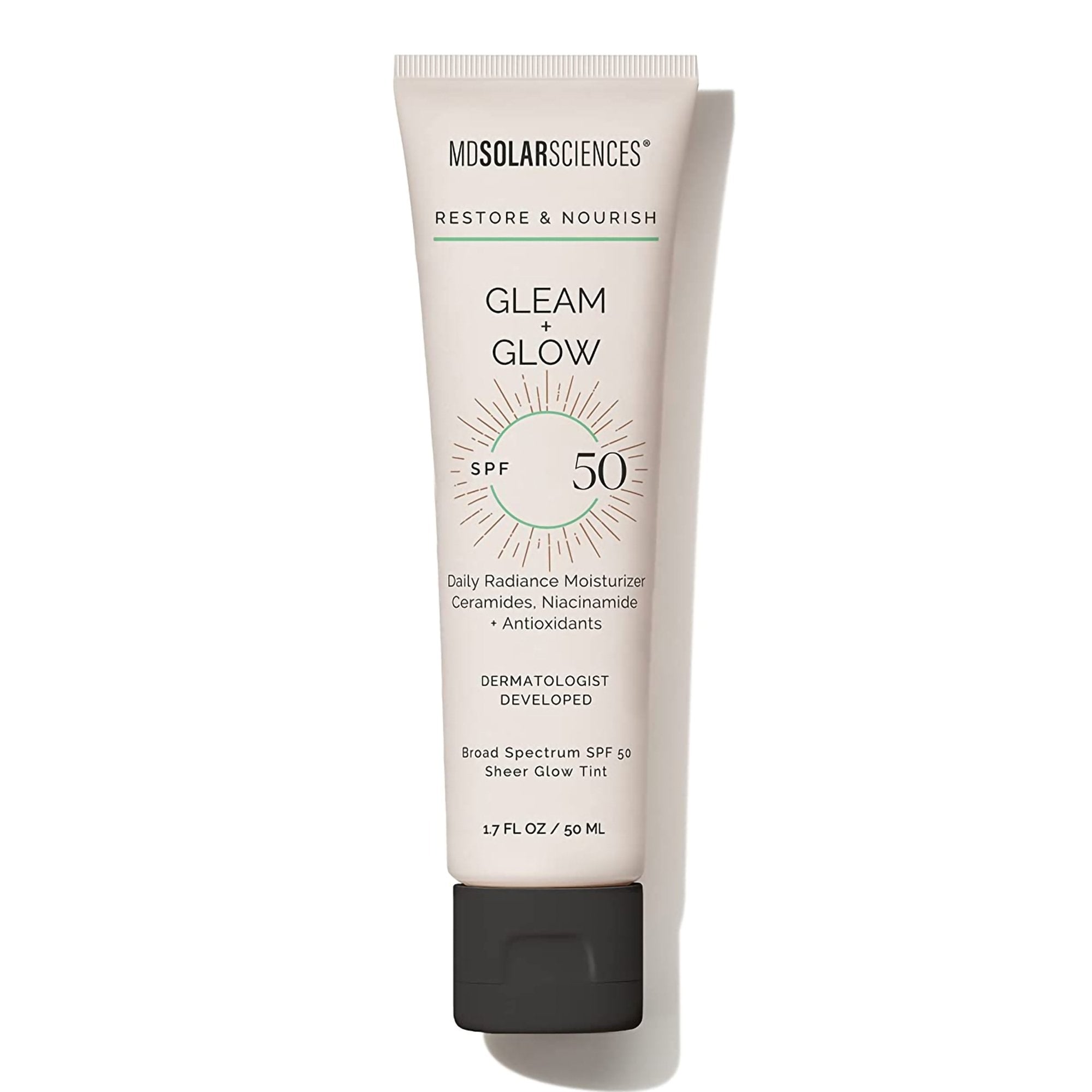 MDSolarSciences - Facial Moisturizer with Sunscreen MDSolarsciences™ Gleam + Glow SPF50 1.7 oz. Tube Scented Cream [3/PK]