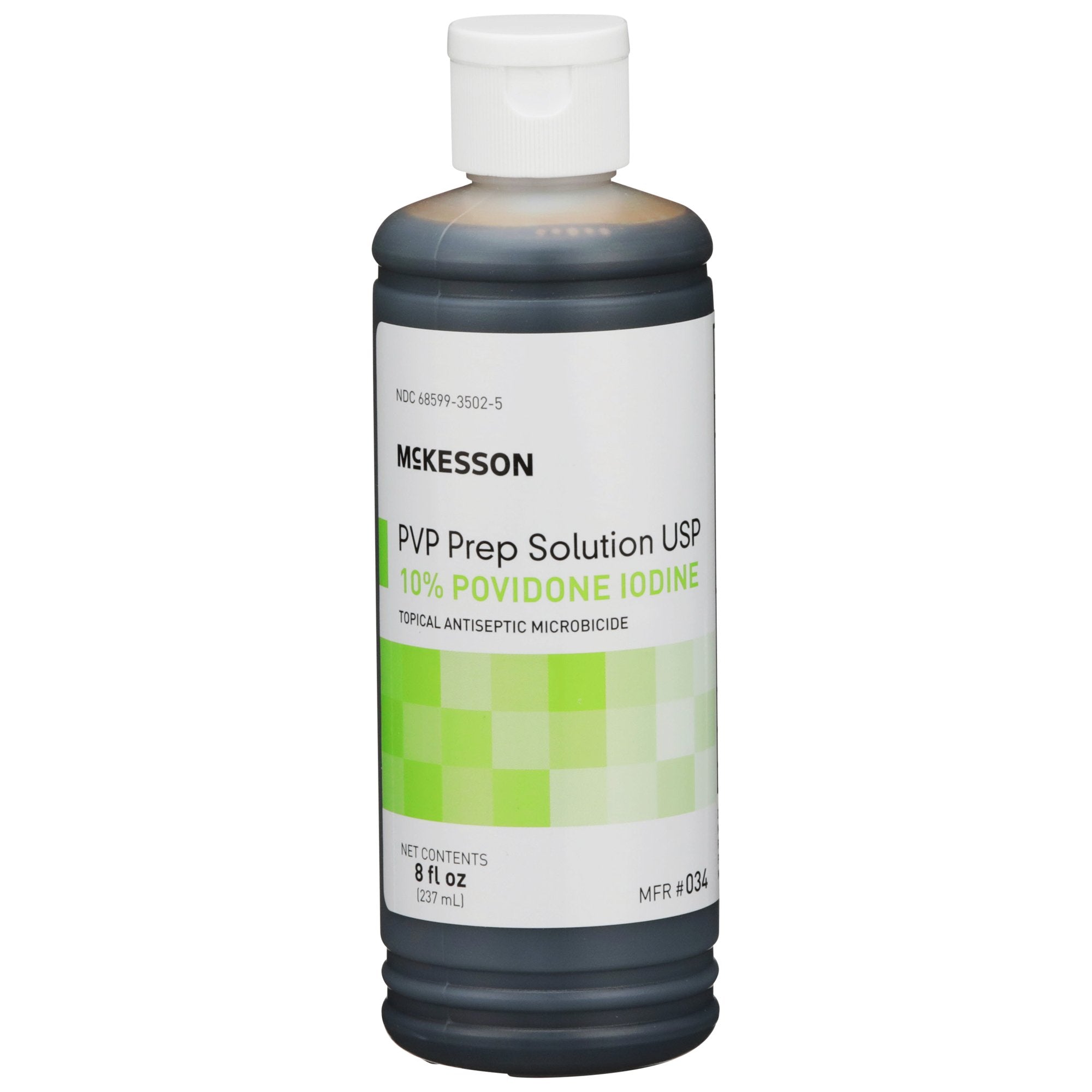 McKesson Brand - Skin Prep Solution McKesson 8 oz. Flip-Top Bottle 10% Strength Povidone-Iodine NonSterile [24/CS]