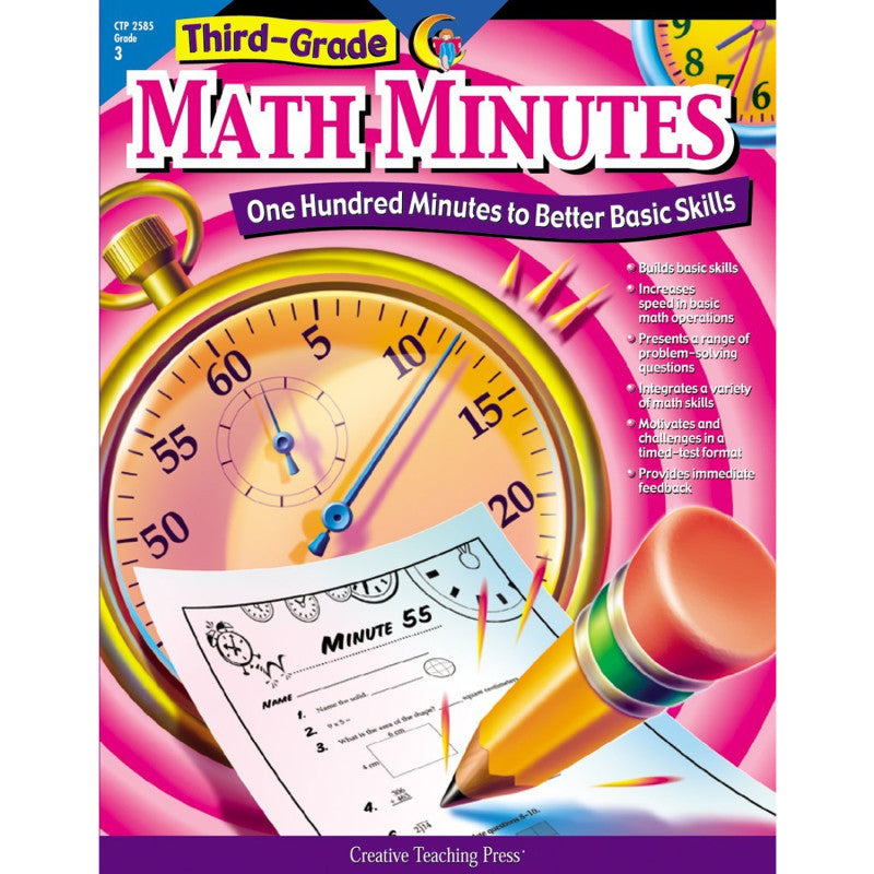 CREATIVE TEACHING PRESS - Math Minutes Book, Grade 3