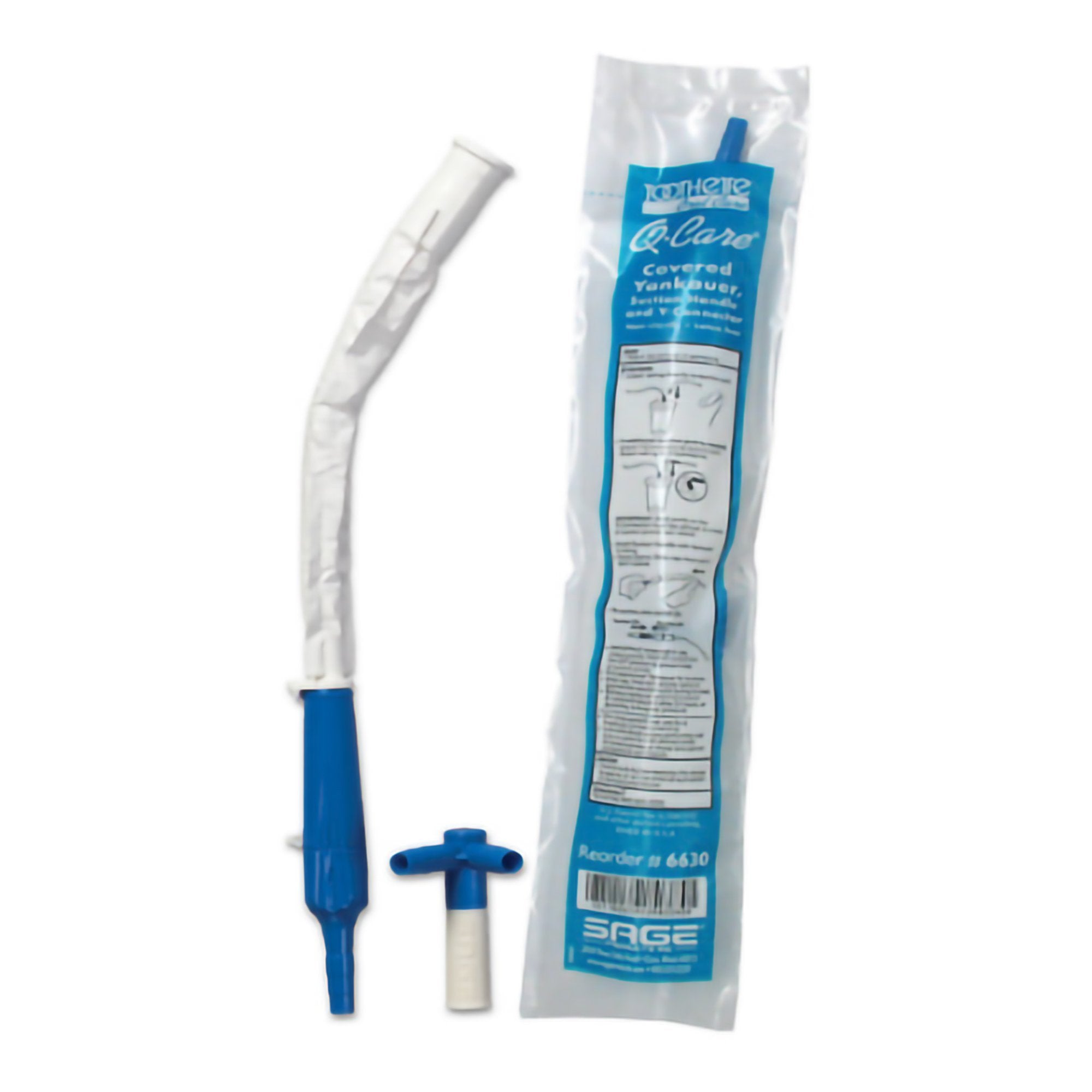 Sage Products - Suction Handle and Covered Yankauer with Y-Connector Kit Q•CARE® NonSterile [1/KT]