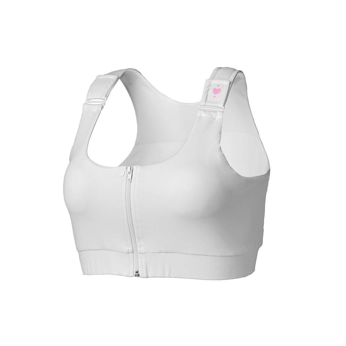 heart&core Sports and Medical LLC - Post-Surgical Bra Shirl White X-Small [1/EA]