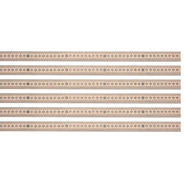 WESTCOTT - Hardwood Meter Stick, Pack of 6