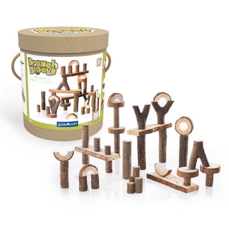 GUIDECRAFT - Branch Blocks, 36 Pieces