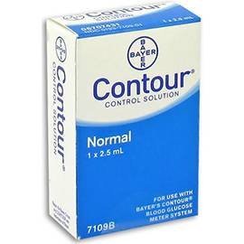 Ascensia Diabetes Care - Blood Glucose Control Solution Ascensia™ Contour® 2.5 mL Normal Level [1/EA]
