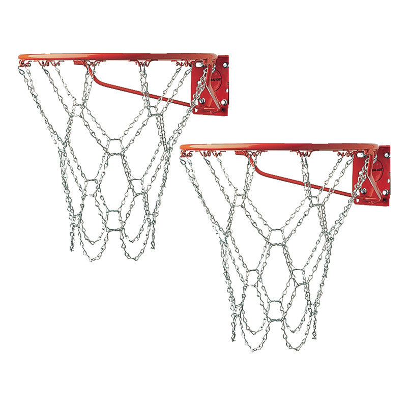 CHAMPION SPORTS - Steel Chain Basketball Net, Pack of 2