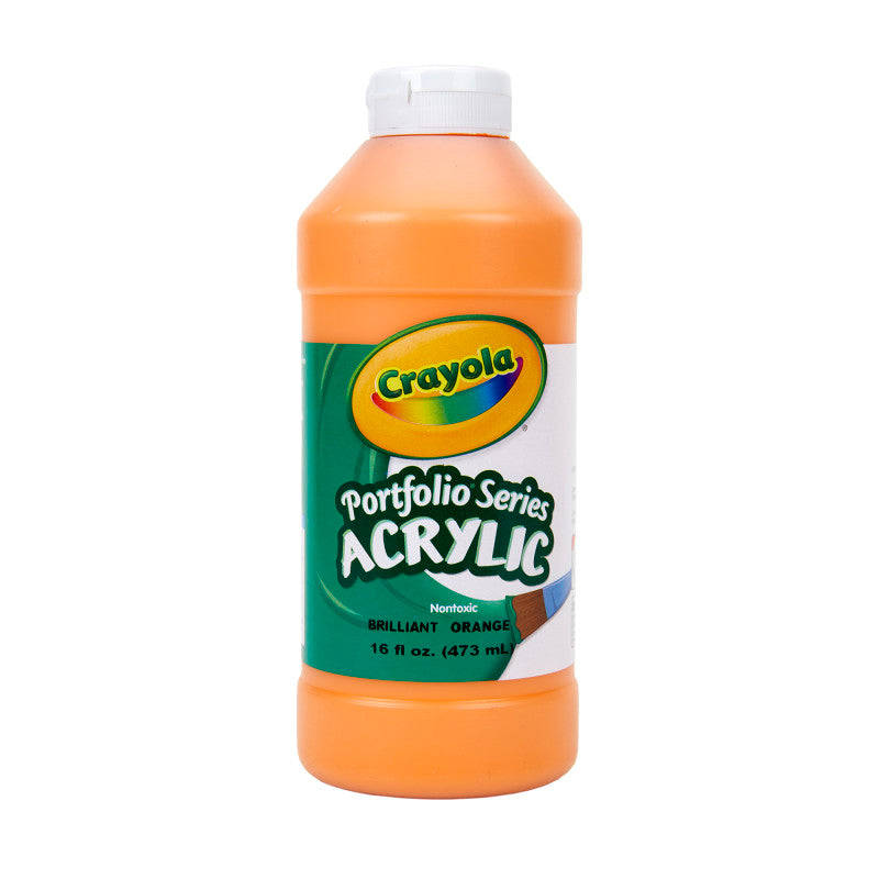 Portfolio Series Acrylic Paint, 16 oz., Brilliant Orange
