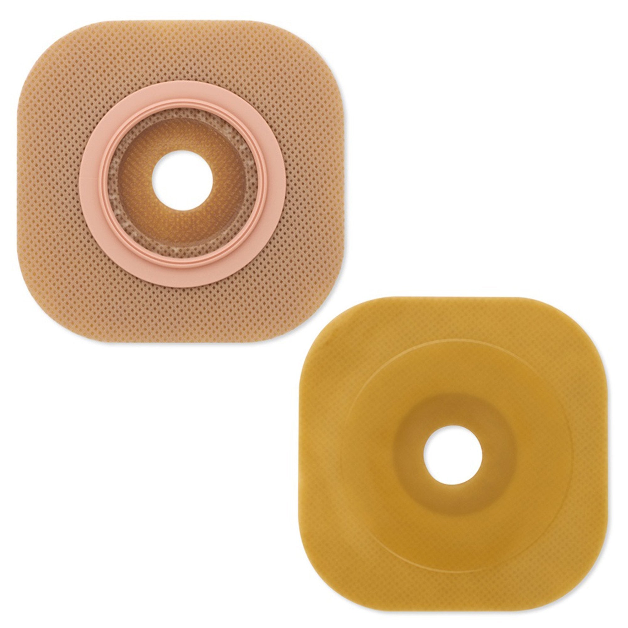 Hollister - Ostomy Barrier New Image™ FlexWear™ Precut, Standard Wear Adhesive Tape 44 mm Flange Green Code System Hydrocolloid 1-1/4 Inch Opening [5/BX]