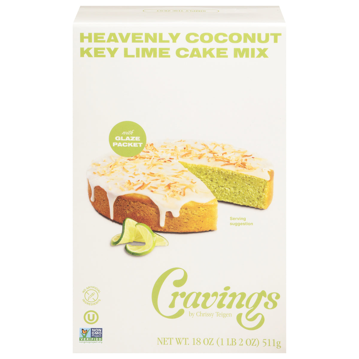 Cravings by Chrissy Teigen Coconut Key Lime Cake Mix 18 oz - Case of 6