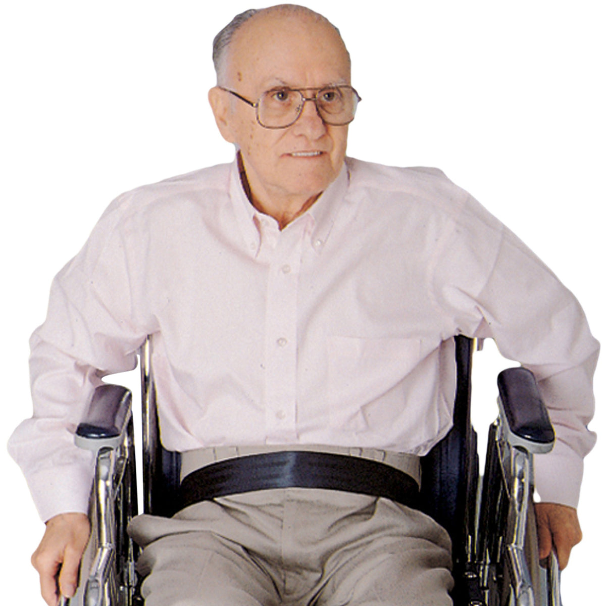 Skil-Care - Wheelchair Safety Belt Econo-Belt One Size Fits Most Strap Fastening with Buckle Attaches with Slider Buckles [1/EA]
