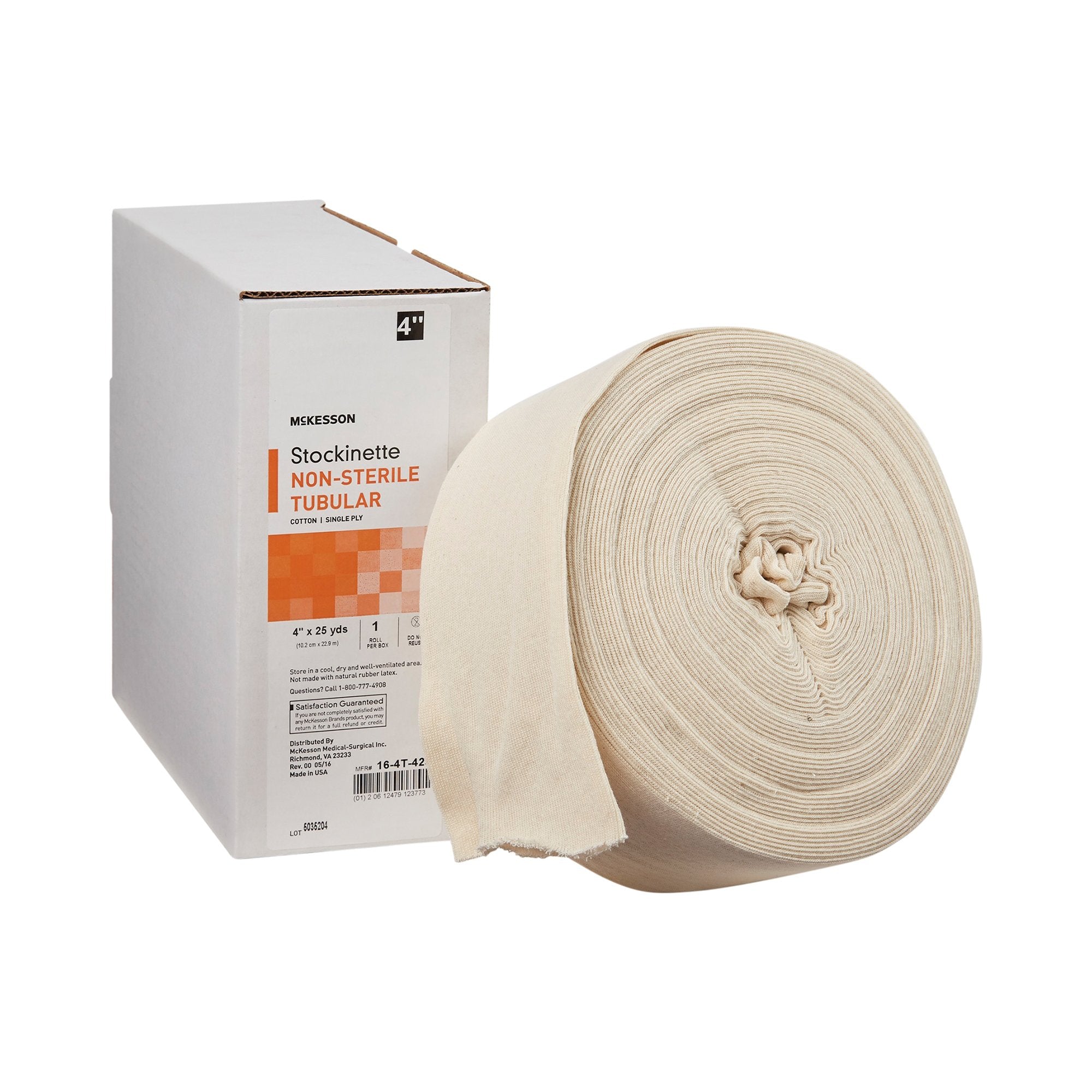 McKesson Brand - Stockinette Tubular McKesson 4 Inch X 25 Yard Cotton NonSterile [10/CS]