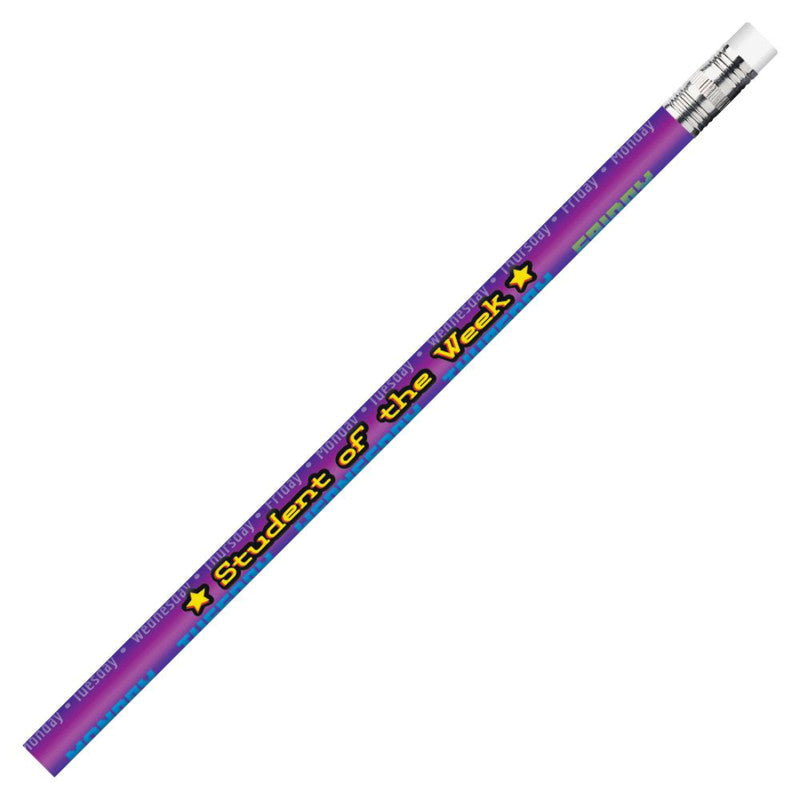 MOON PRODUCTS - Student of the Week Pencils, 12 Per Pack, 12 Packs