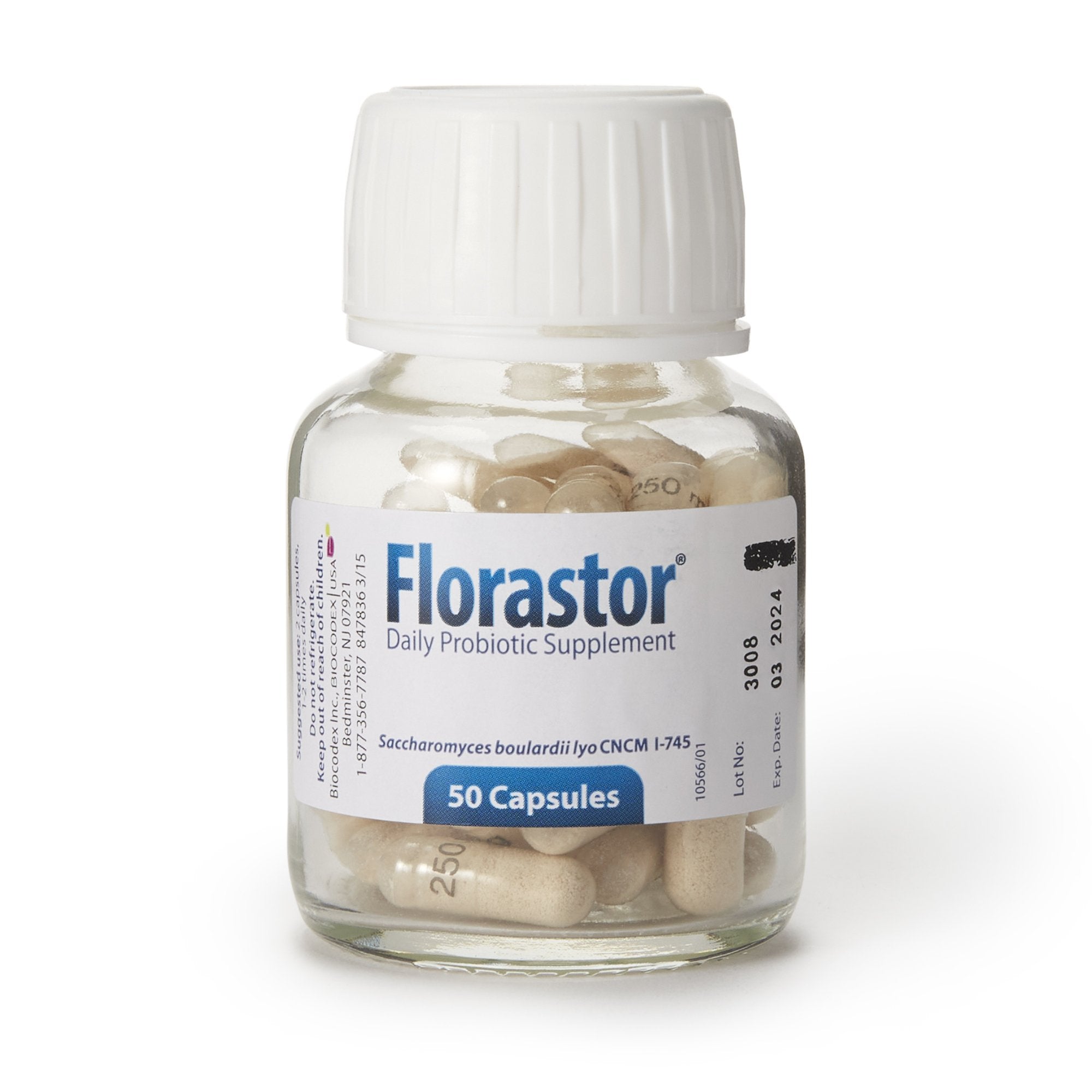 Biocodex - Probiotic Dietary Supplement Florastor® 50 per Bottle Capsule [1/EA]