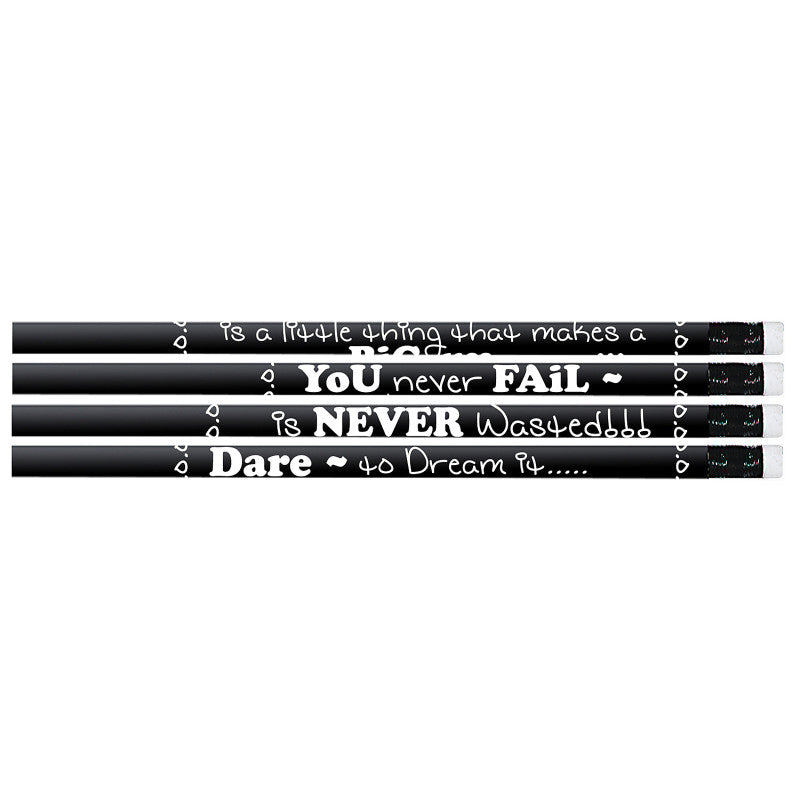 MUSGRAVE PENCIL COMPANY - Chalkboard Talk Motivational Pencil, Pack of 144