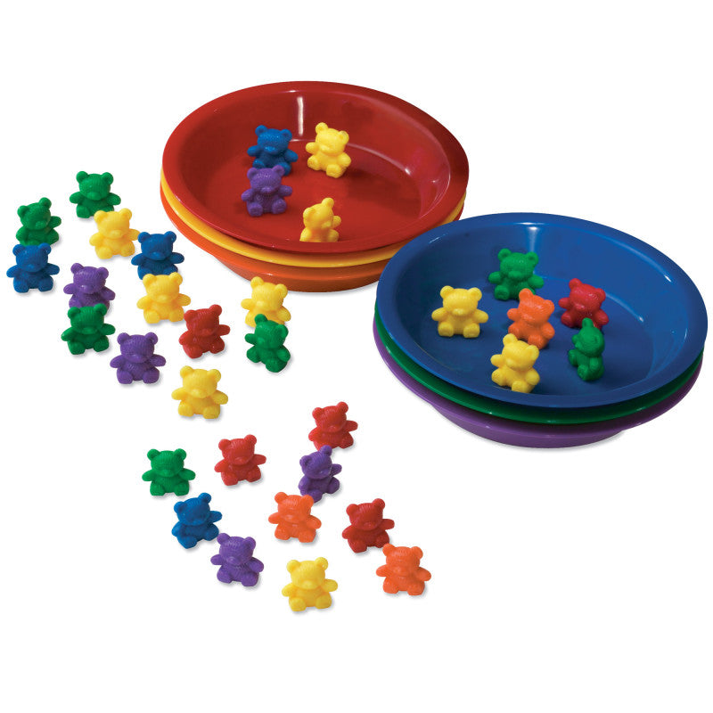 LEARNING RESOURCES - Baby Bear™ Sorting Set, 102 Bears, 6 Bowls