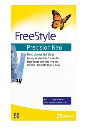 Abbott - Blood Glucose Test Strips FreeStyle Percision Neo 50 Strips per Pack [1/EA]