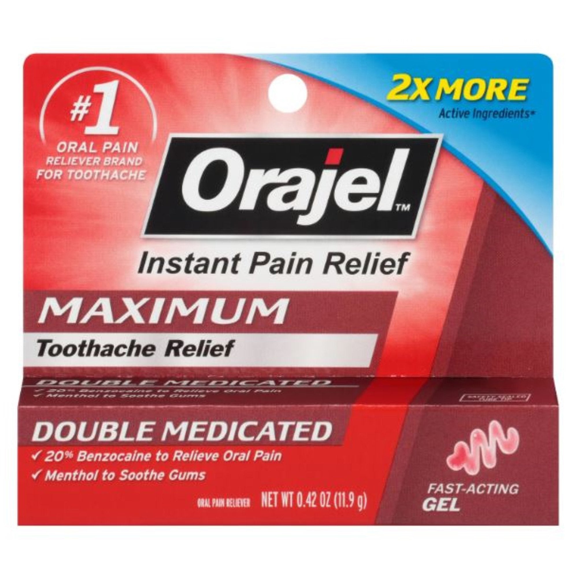 Dennison Pharmaceuticals - Oral Pain Relief Orajel® 20% Strength Benzocaine Oral Gel 0.42 oz. [1/EA]