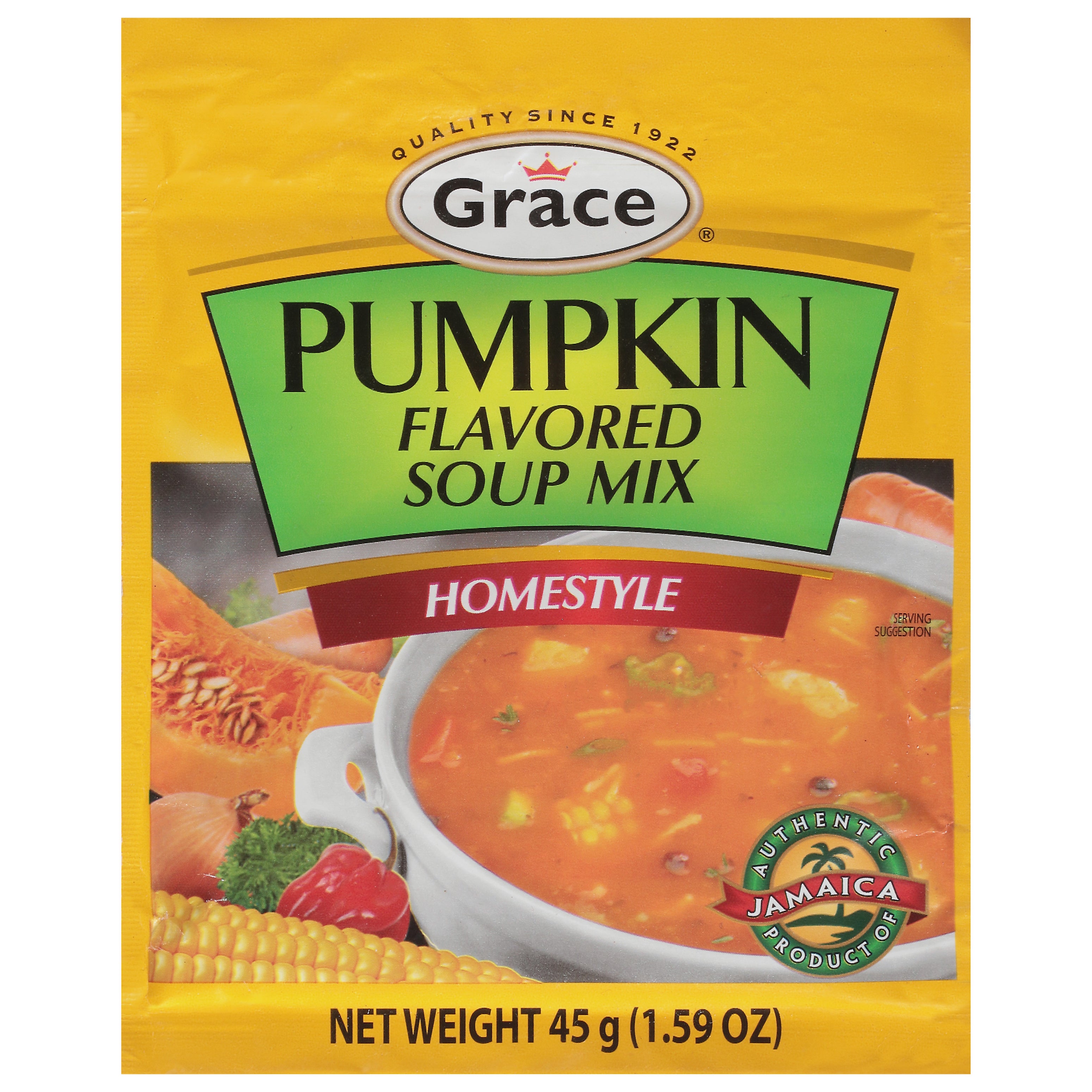 Grace Homestyle Pumpkin Flavored Soup Mix 1.59 oz - Case of 12