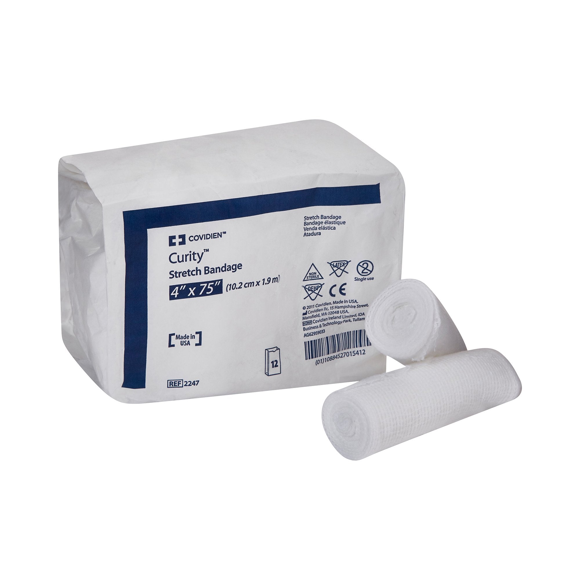 Cardinal - Conforming Bandage Curity™ 4 X 75 Inch 1-Ply NonSterile 12 per Pack [12/BG]