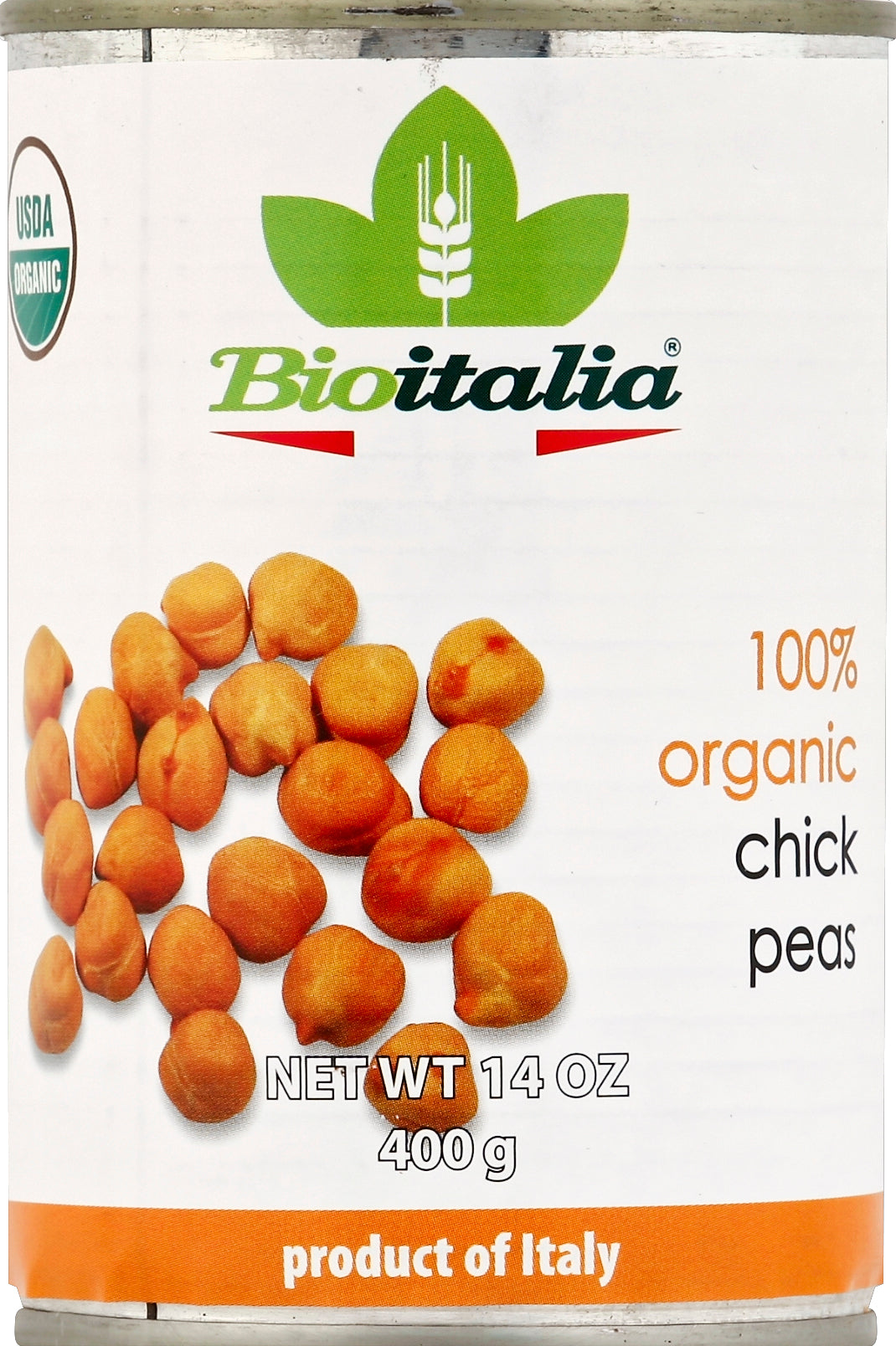 Bioitalia Chick Peas 14 oz - Case of 12