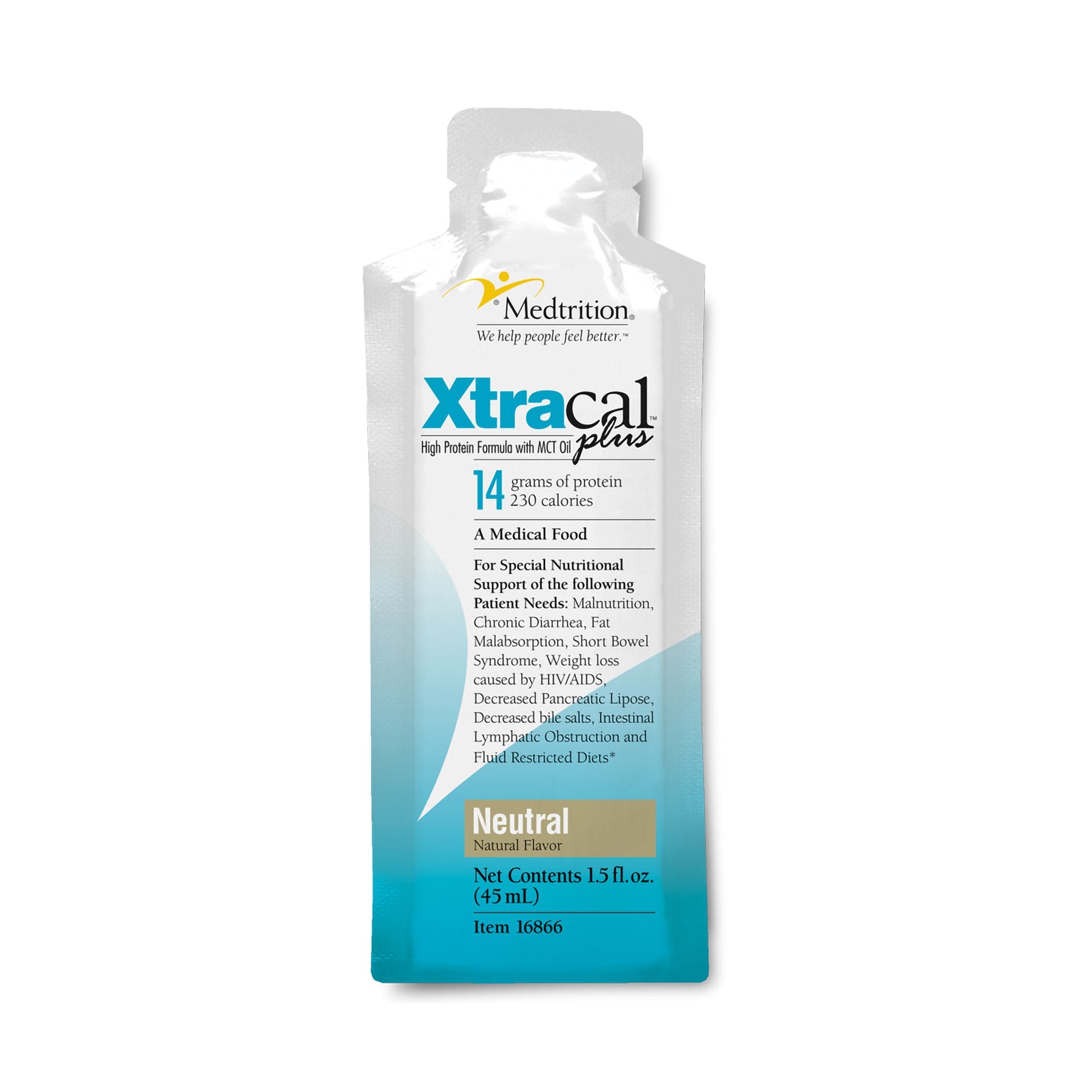 Medtrition/National Nutrition - Oral Supplement ProSource® XtraCal Neutral Flavor Liquid 1 oz. Individual Packet [50/CS]