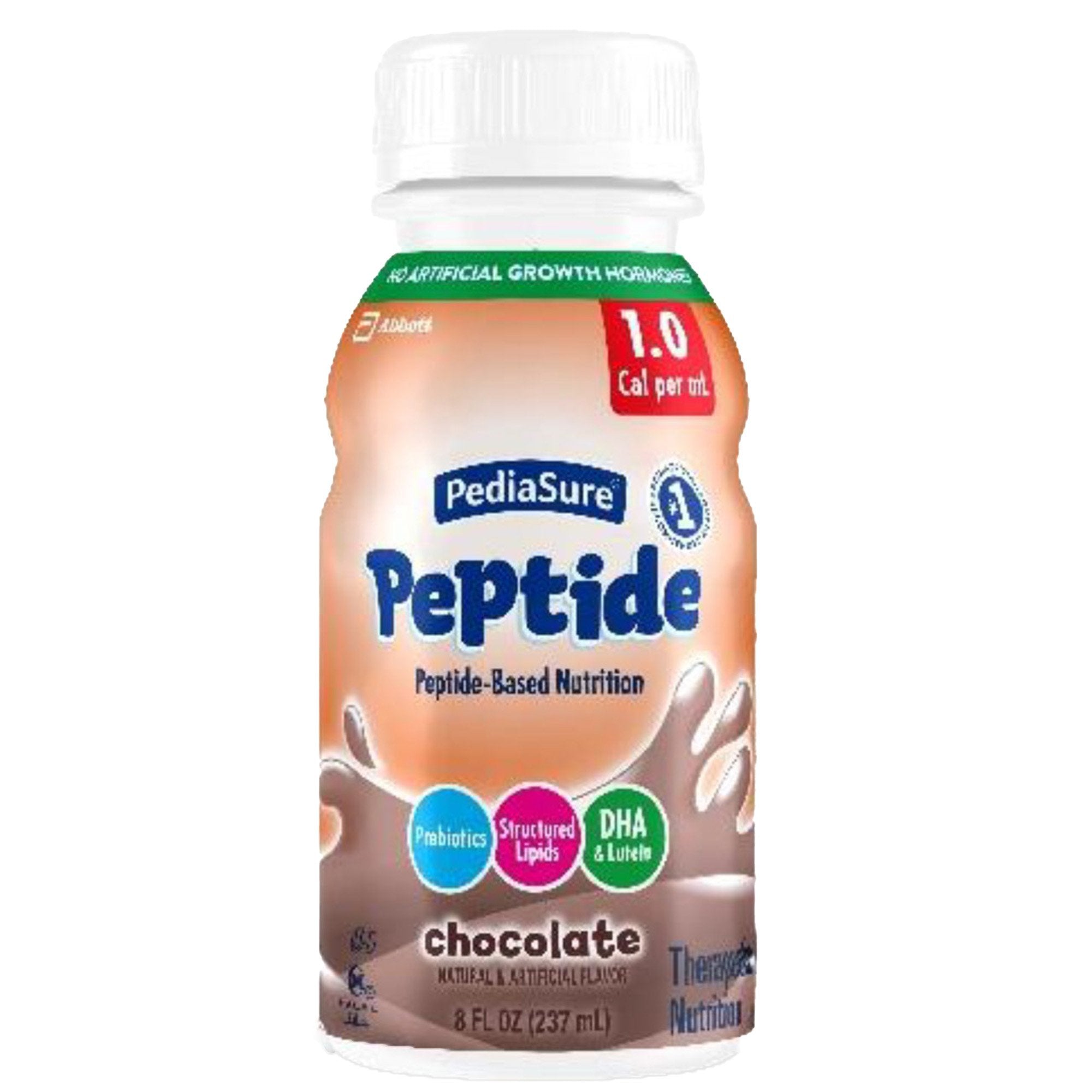 Abbott Nutrition - Pediatric Oral Supplement PediaSure® Peptide 1.0 Cal Chocolate Flavor 8 oz. Bottle Liquid Peptide Malabsorption / Maldigestion [24/CS]