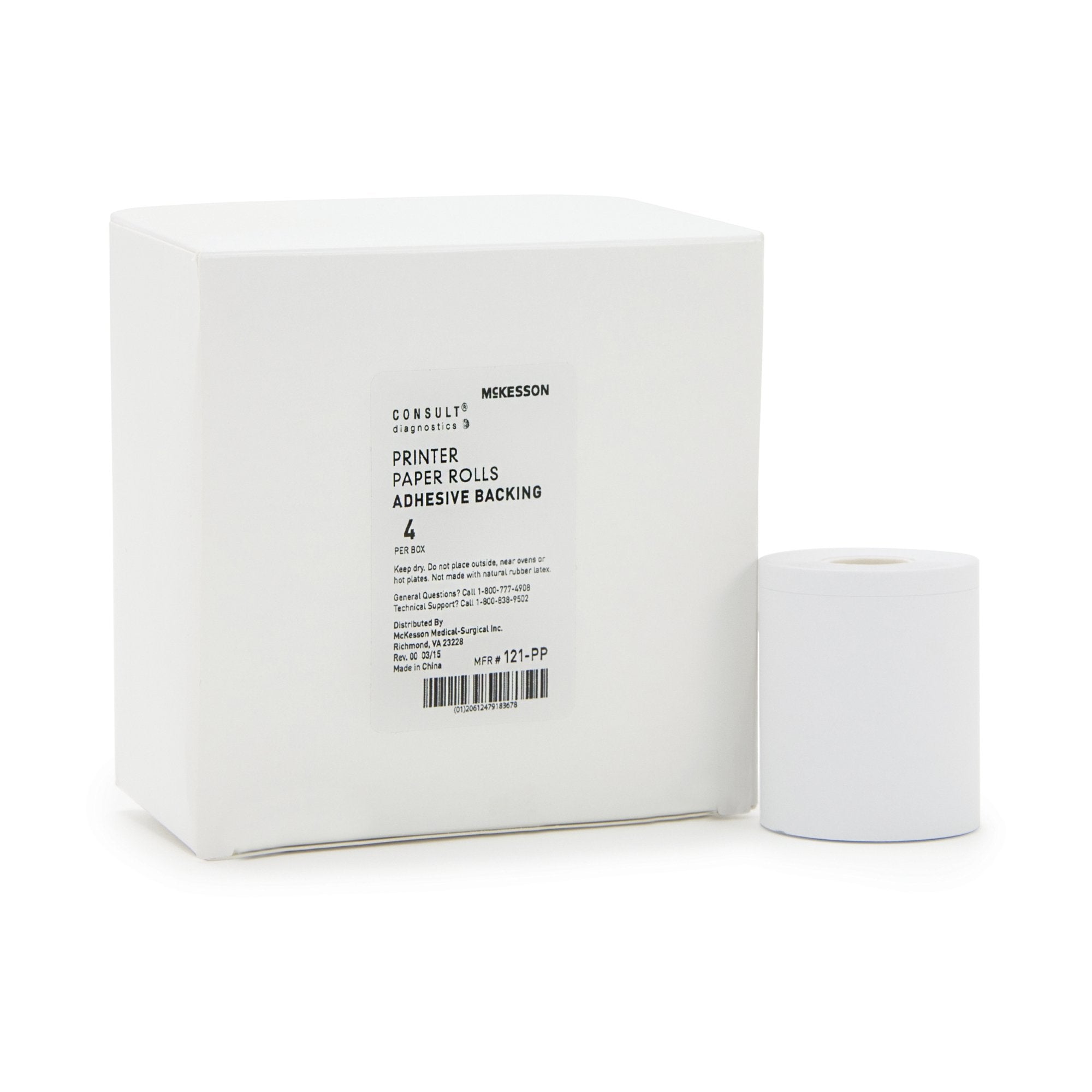 McKesson Brand - Printer Paper Rolls McKesson Consult™ McKesson 120 or McKesson Consult® U120 Ultra Urine Analyzer [200/CS]