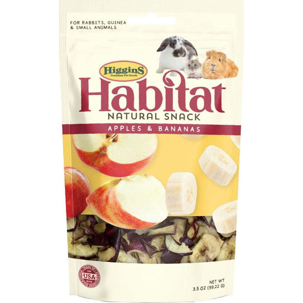 Higgins Habitat Small Animal Treats (APPLE/BANANA, 3.5 OZ)