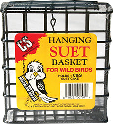 C&S Single Suet Basket (BLACK, 1.8X4.9X5.2 IN)
