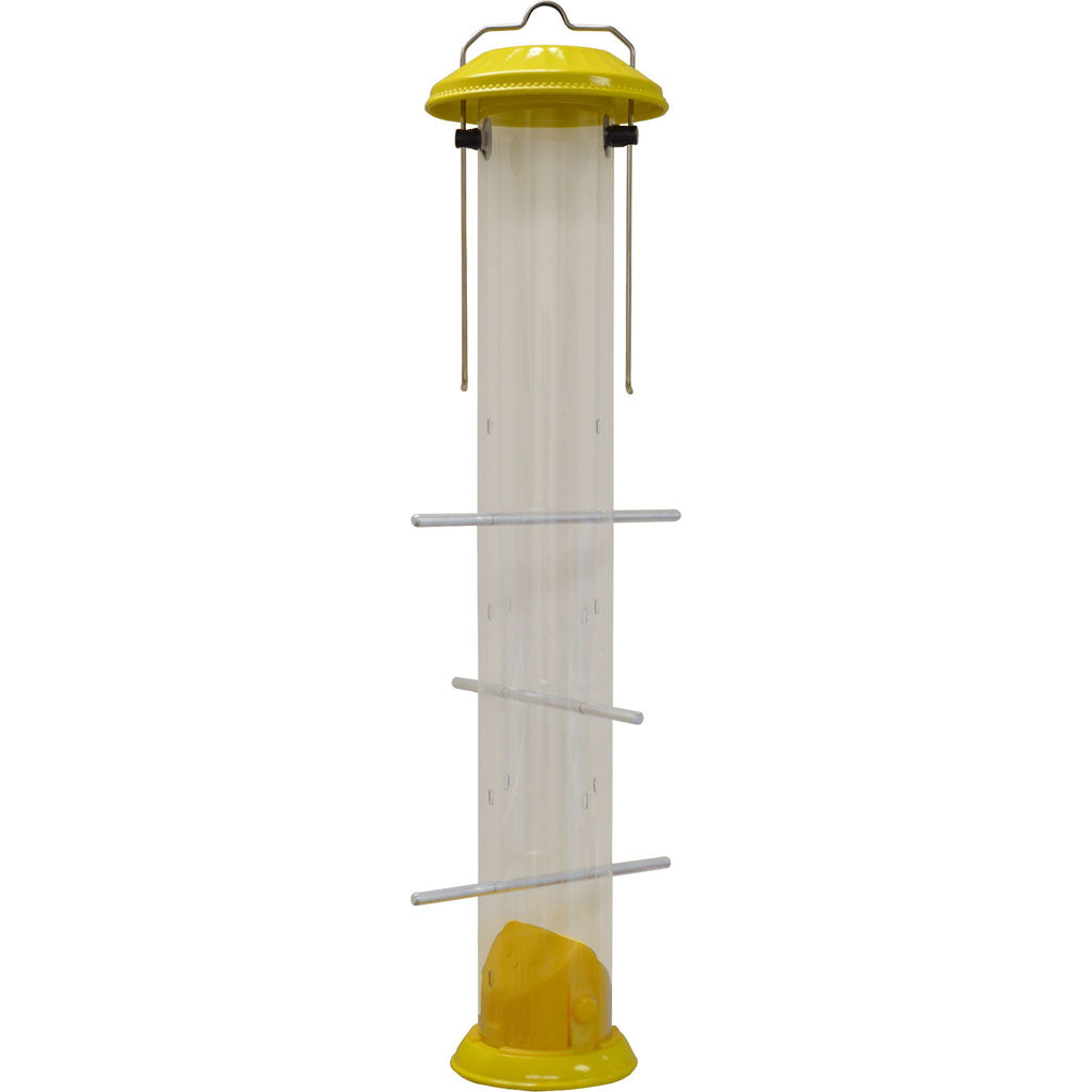 Bottoms Up Metal Thistle Feeder (YELLOW, 1.6 QT CAP)