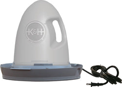 K&H Thermo Poultry Waterer (GRAY, 2.5 GAL)