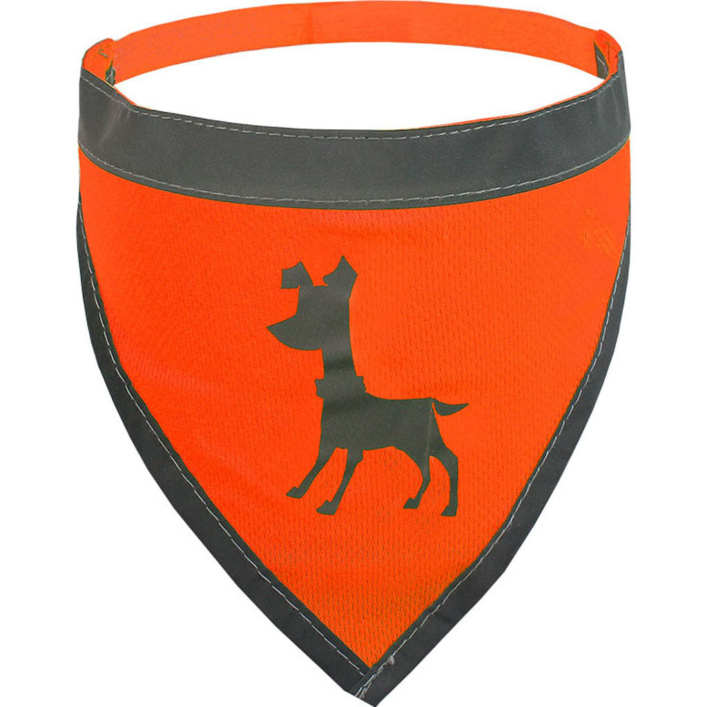 Visibility Dog Bandana (NEON ORANGE, MD)